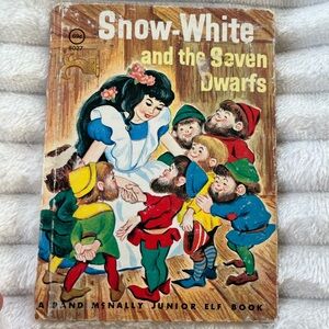 SNOW-WHITE and the Seven Dwarfs   Rand McNally Junior Elf 1959 hb Irma Wilde  VG